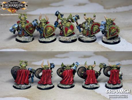 The Dwarves of Adamantine Ridge King's from Russian Alternative by Gruumsh