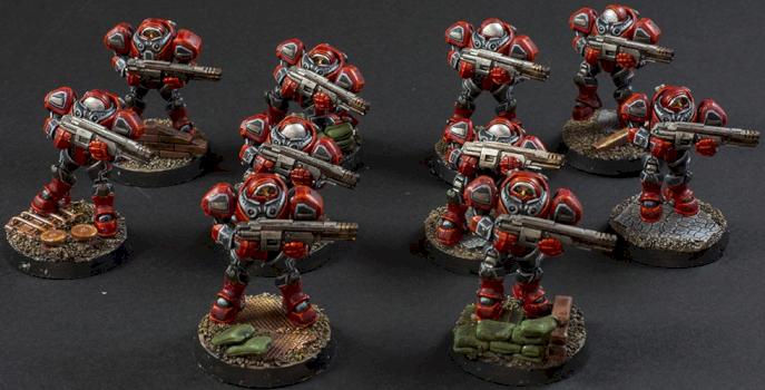 Marines with rifles by rakalnar