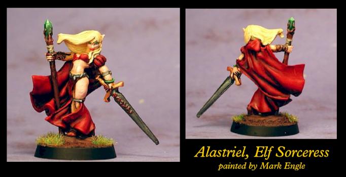 Alastriel, Elf Sorceres by Royal Curator