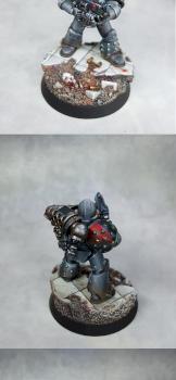Space wolves horus heresy marine mkIV by Anamnesis