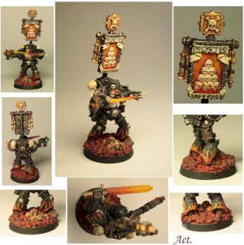 Damned legionaire sergeant with a power sword by Aeteros