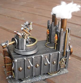 Steamtank - scratchbuilt by Bruce