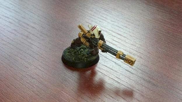 Tau Pathfinder with rail rifle by Vendetta69