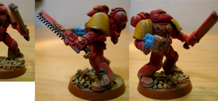 Blood Angel Sergeant by Elethiomell