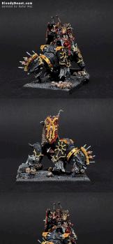 Khorne Chaos Lord on Juggernaut by BloodyBeast.com