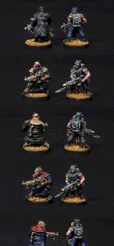 Chaos Space Marines Cultists with Heavy Stubber by BloodyBeast.com