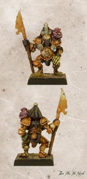 CHAMPION OF NURGLE WITH HALBERD by loris