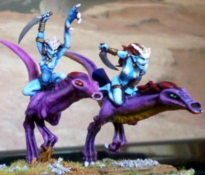 Mounted Daemonettes by Bruce