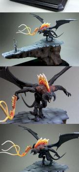 Balrog vs Galdalf by antoniomidnor