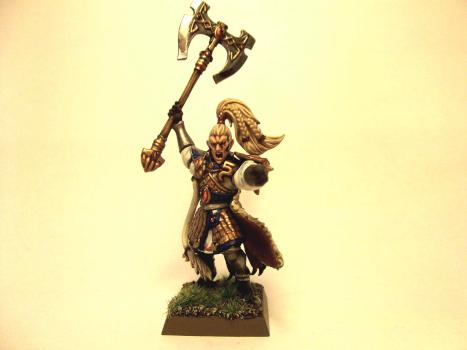 High elf white lion guardian by Duke Lukem