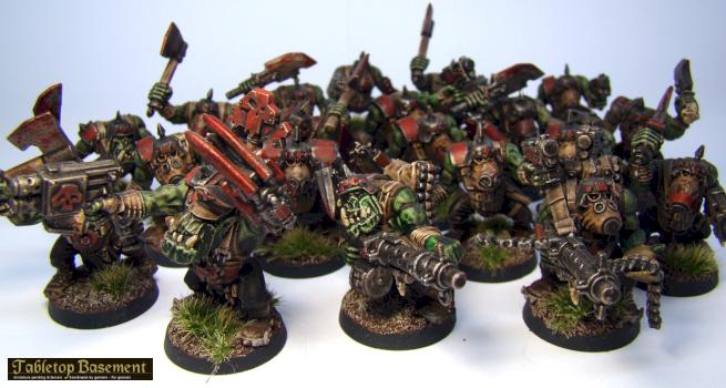 40K Orks - Orkboys by Burns