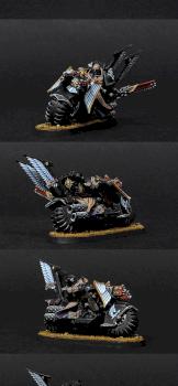 Dark Angels Ravenwing Bike Squad by BloodyBeast.com
