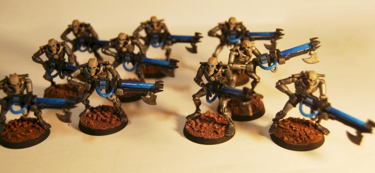 Necron warrios by Josemaria Flamarique Pere