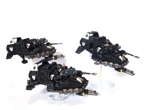 Algalord's Crusade Black Templar: Jelal's Land Speeder Tornado Escouad by Dohkoj
