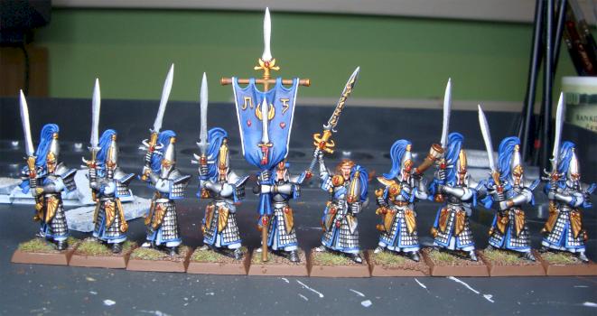 High Elf Sword Masters of Hoeth regiment by edinko