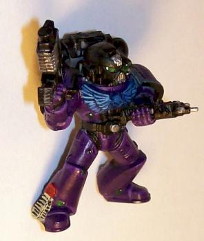 crimson rose space marine by Antilles