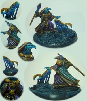 Warhammer Chaos Champion of Tzeentch by Leavesden