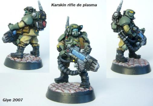 Karskin con rifle de plasma by giye