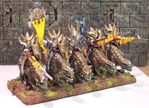 Dark Elf Cold One Knights by Kheldar