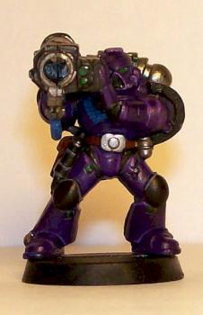 crimson rose space marine missile by Antilles