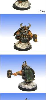 Dwarf Lord with Shield by Helo