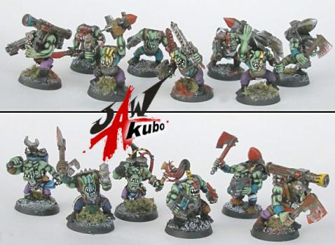 Space ork rocket launchers by jaw