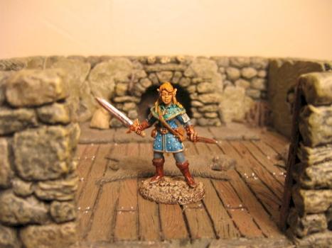 Female elf fighter by Law