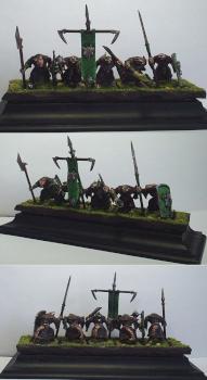 skaven clanrats by bretonian man