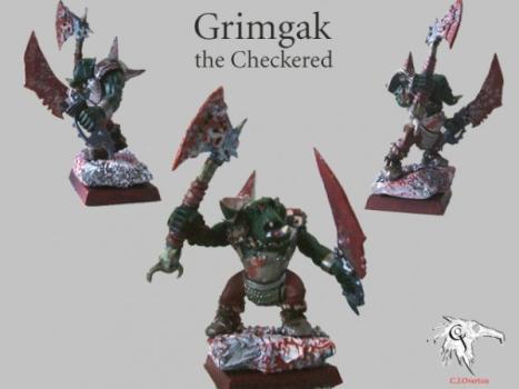 Grimgak (Orc Warboss) by cjoverton