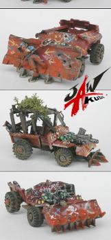 Space ork wartrukks by jaw