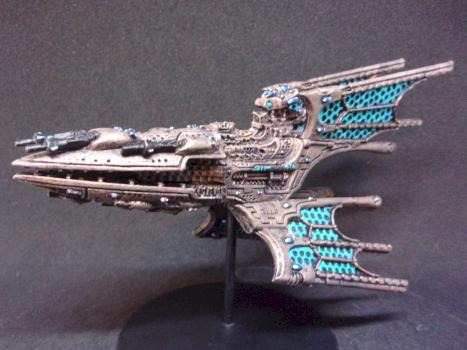 Void Stalker Eldar Battleship by InspiredOgreStudio