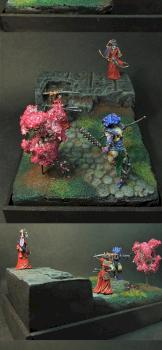 Japanese Diorama Rising Sun - Massive Darkness by cosmita