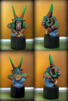 Beastman bust by Forgeworld by nickshobby