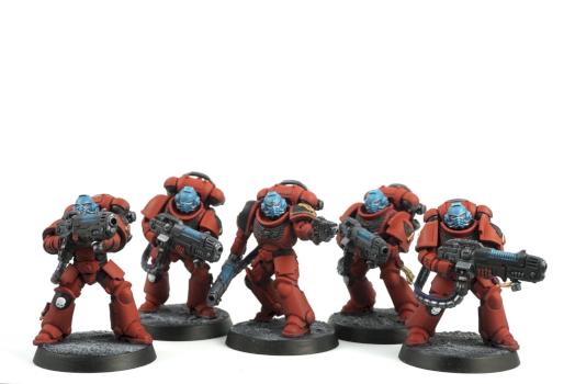 Blood Angels Hellblaster Squad by Joel M