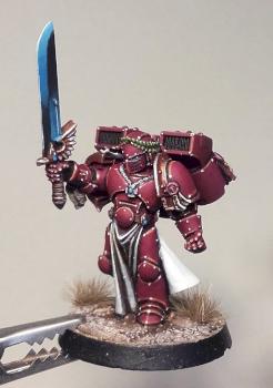 Blood Angels Champion / Captain on Jump Pack by Czuprynsky