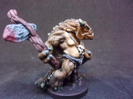 Dinosaur Barbarian by InspiredOgreStudio