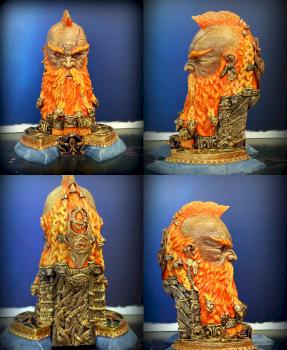 Dwarf slayer Bust sculpted by Giorgos Tsougkouzidis by nickshobby