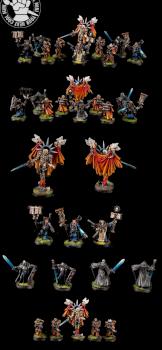 Warhammer 40K, Adepta Sororitas, Holy Celestine and Retinue by cool-minis.com