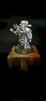 Death guard Plague marine with grenade by Waaghmasta100