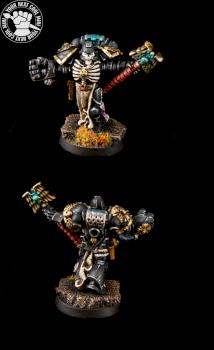 Warhammer 40K METAL Space Marines Chaplain with Crozius & Power Fist by cool-minis.com
