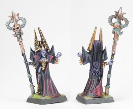 Dark Elves Sorceress by RedPyramid
