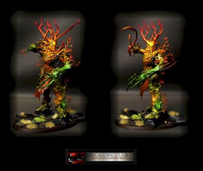 Warhammer A.O.S Sylvaneth Treelord . by Hexagone Club