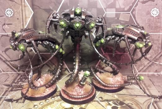 Necron Canoptek Wraiths - Whip Coils by Czuprynsky