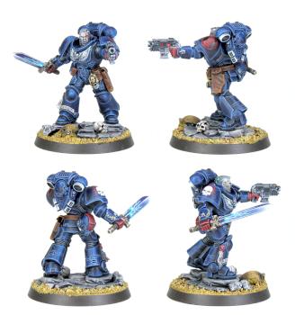 Crimson Fists Primaris Lieutenant by RedPyramid