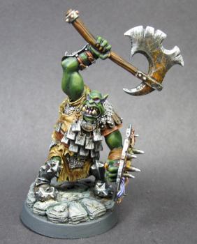 14560: Kavorgh, Black Orc Warlord- by mikecarrero