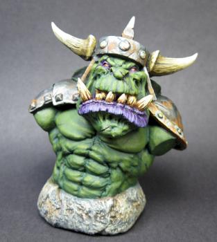 Spellcrow: orc bust by mikecarrero