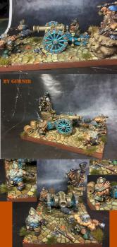 Wahammer fantasy dwarf cannon by seyerlerver