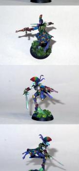 Harlequin Troupe Master with Power Sword by DavBan