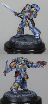 Space Wolves Primaris Lieutenant by Fearoom Painter