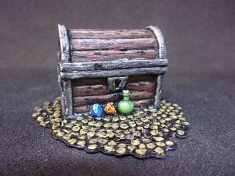 3D Printed Treasure Chest by InspiredOgreStudio